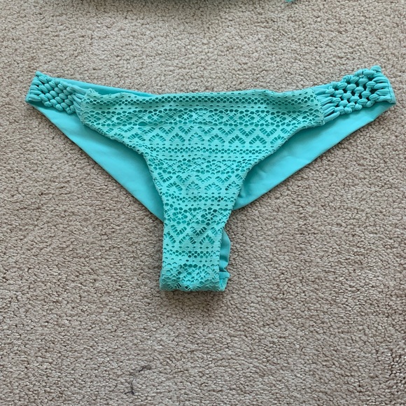 Ardene Off the Shoulder Teal Bikini - Picture 8 of 9